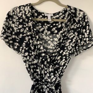 LEITH Midi Wrap Dress